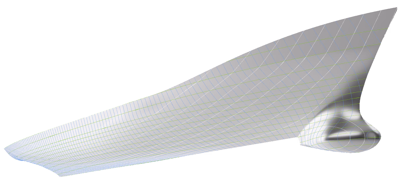 Naval ship hull